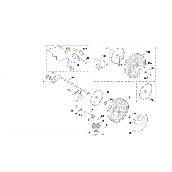 STIHL   Pokrywa 6375 706 0740